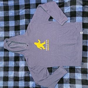 Made in USA. Little Bay Root. OREGON SQUATCH OUT! Hoodie size Large.